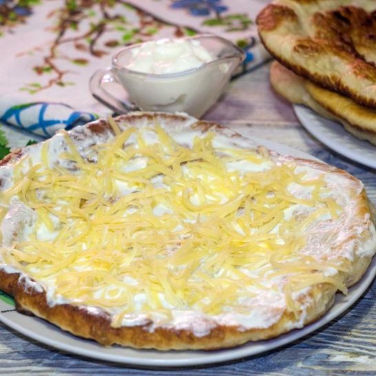 Рецепт лангоша лепешка