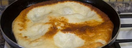 лангош лепешка. Шаг 18