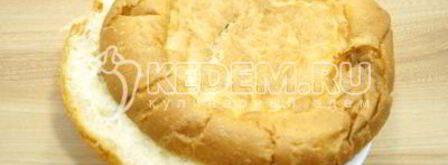 лепешка с сыром и зеленью. Шаг 4