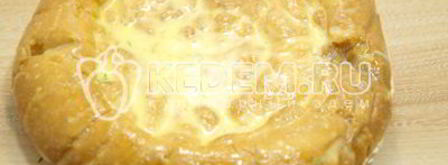 лепешка с сыром и зеленью. Шаг 7