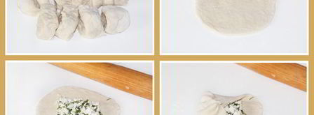 лепешки с брынзой и не только. Шаг 4