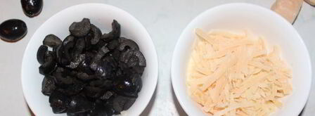 лепешки с сыром и маслинами. Шаг 5