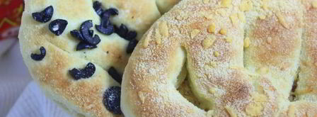 лепешки с сыром и маслинами. Шаг 8