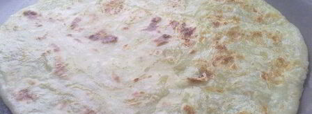 лепешки с творогом, адыгейским сыром и картофелем. Шаг 9