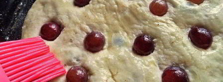 осенняя фокачча с виноградом и сыром. Шаг 11