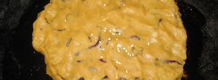 соевая лепешка с вешенками. Шаг 7