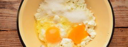 творожные лепешки в духовке. Шаг 5