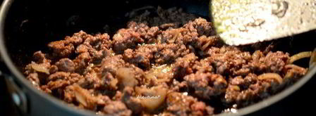 ужин в турецком стиле на лепешке. Шаг 4