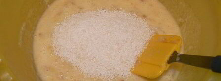 банановые маффины с кокосовым облачком. Шаг 5