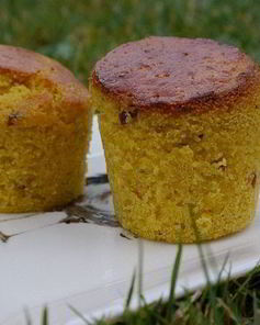 Кукурузные маффины с беконом и тимьяном