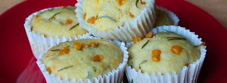 кукурузные маффины с розмарином. Шаг 6