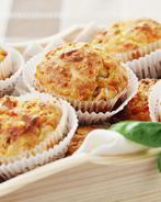 Куриные маффины с сыром и зеленью