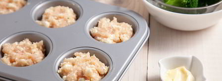 куриные маффины с творогом и брокколи. Шаг 8