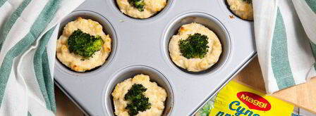 куриные маффины с творогом и брокколи. Шаг 10