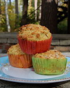 Маффины с кабачком, кардамоном и лаймом