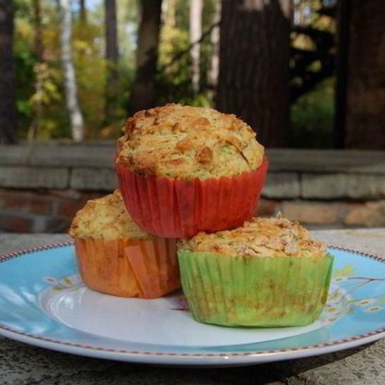 Рецепт маффинов с кабачком, кардамоном и лаймом