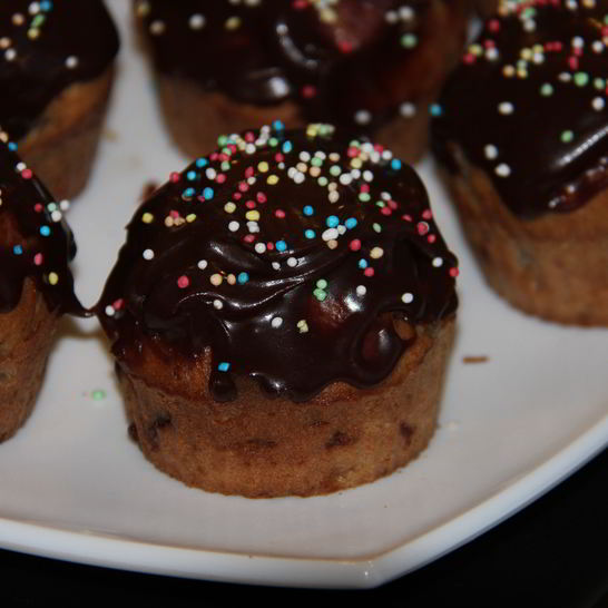 Рецепт маффинов с шоколадом и бананами