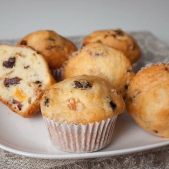 Рецепт маффинов с сухофруктами