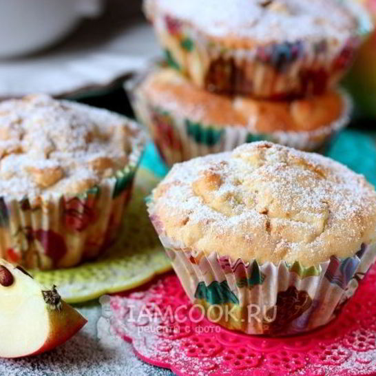 Рецепт маффинов с яблоками