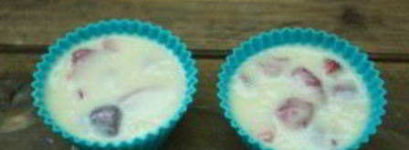 маффины со свежей клубникой. Шаг 6