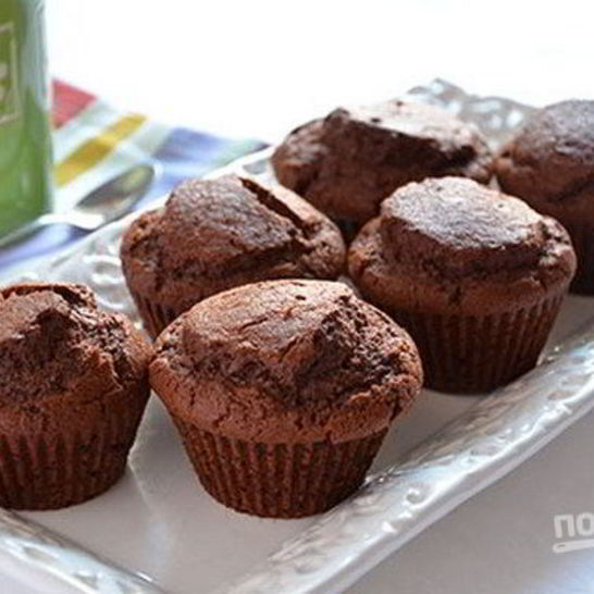 Рецепт шоколадных маффинов с какао