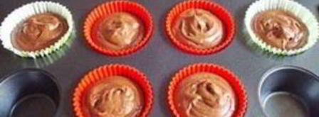 шоколадные маффины с какао. Шаг 6