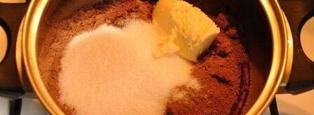 шоколадные маффины с кремом. Шаг 4