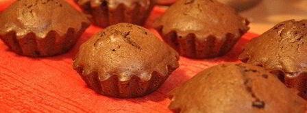 шоколадные маффины с кремом. Шаг 9