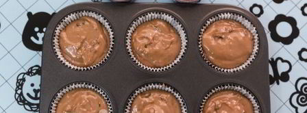 шоколадные маффины с шоколадными каплями. Шаг 10