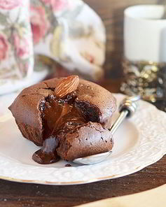 Шоколадные маффины с жидкой начинкой