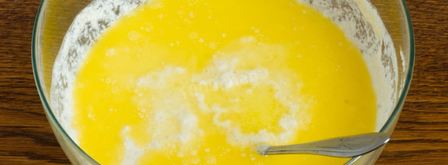 манник на кефире без яиц. Шаг 5