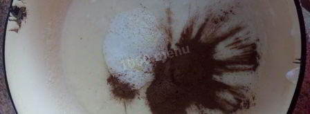 манник на кефире с корицей. Шаг 4