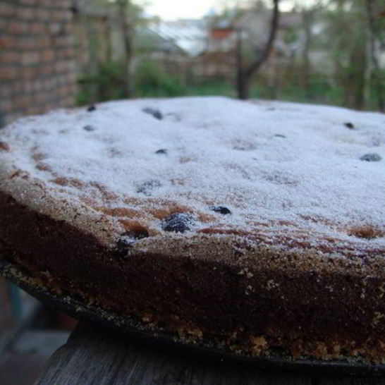 Рецепт манника с черным изюмом