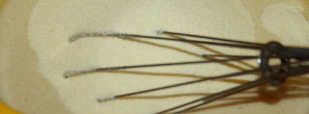 манник с халвой и сливами. Шаг 4