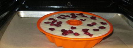 манник с вишней. Шаг 7