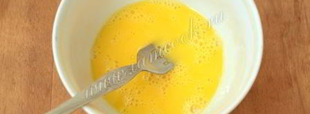 манник с яблоками на кефире. Шаг 6