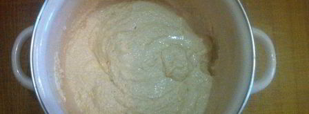 манник шоколадный с халвой. Шаг 3