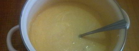 манник шоколадный с халвой. Шаг 5