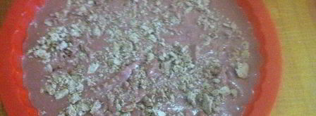 манник шоколадный с халвой. Шаг 7