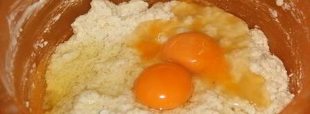 манник стаканник в сливочной заливке. Шаг 6