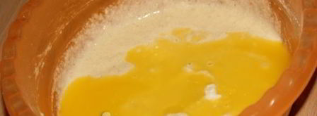 манник стаканник в сливочной заливке. Шаг 7