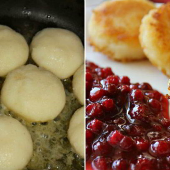 Рецепт манников на сковороде