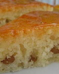 Медовый манник с изюмом