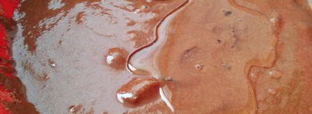 постный шоколадный манник с черносливом. Шаг 7