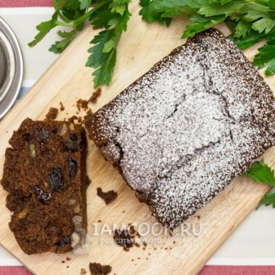 Рецепт постного шоколадного манника с какао