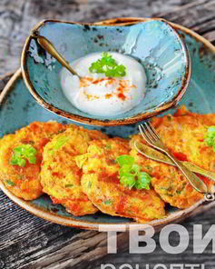 Диетические оладьи из кабачков