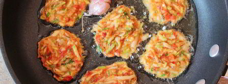 диетические оладьи из кабачков. Шаг 6