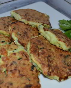 Кабачковые оладьи с сыром