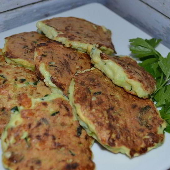 Рецепт кабачковых оладий с сыром