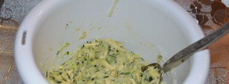 кабачковые оладьи с сыром. Шаг 6